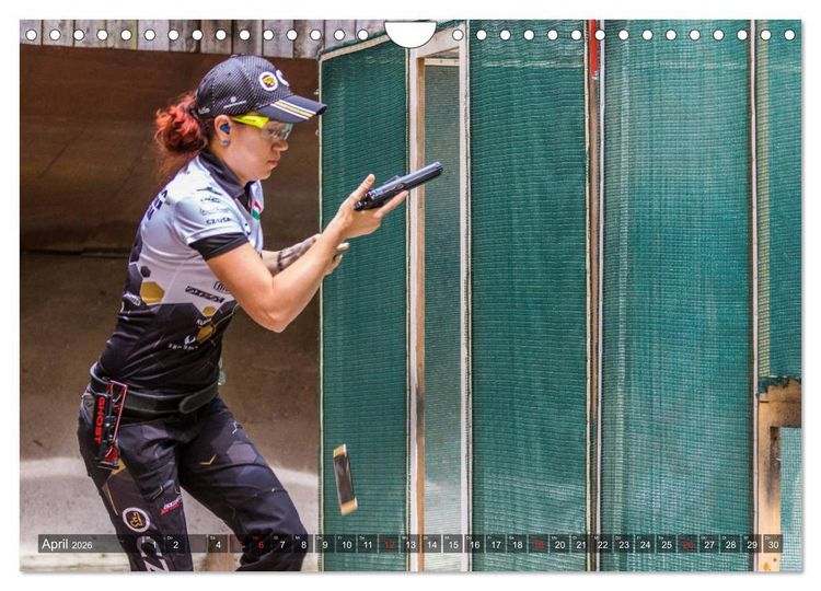 Produktbild: IPSC - Dynamischer Schie&szlig;sport (Wandkalender 2026 DIN A4 quer), CALVENDO Monatskalender