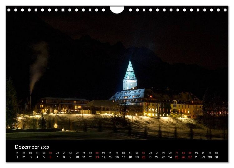 Produktbild: Bergblicke - Elmau (Wandkalender 2026 DIN A4 quer), CALVENDO Monatskalender