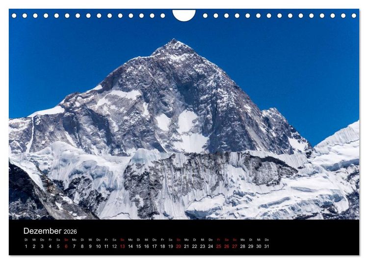 Produktbild: Everest-Nationalpark (Wandkalender 2026 DIN A4 quer), CALVENDO Monatskalender