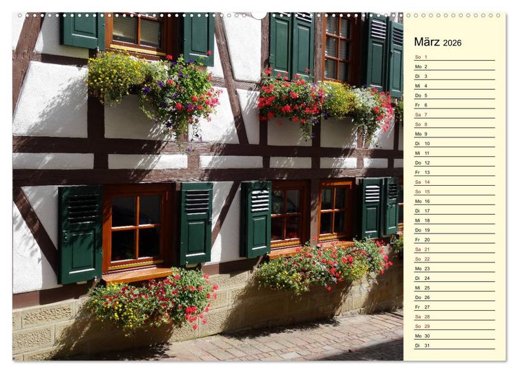 Produktbild: Unterwegs in Bietigheim-Bissingen (hochwertiger Premium Wandkalender 2026 DIN A2 quer), Kunstdruck in Hochglanz