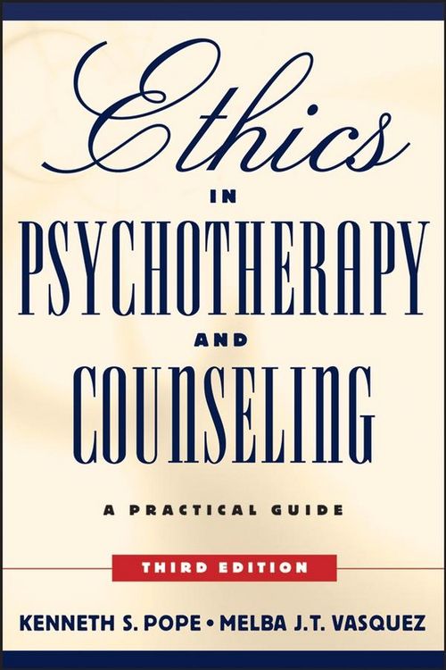 Produktbild: Ethics in Psychotherapy and Counseling