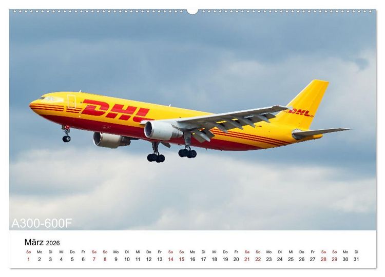 Produktbild: Flugzeuge von Airbus (Wandkalender 2026 DIN A2 quer), CALVENDO Monatskalender