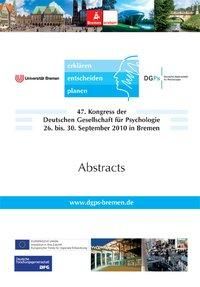 Produktbild: 47. Kongress der Deutschen Gesellschaft f&uuml;r Psychologie