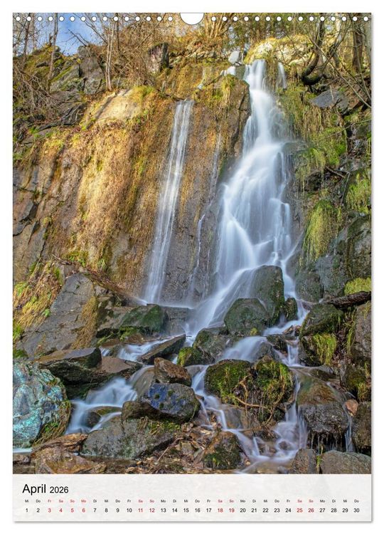 Produktbild: Harzer Landschaften - 12 Monate im Naturparadies Harz (Wandkalender 2026 DIN A3 hoch), CALVENDO Monatskalender