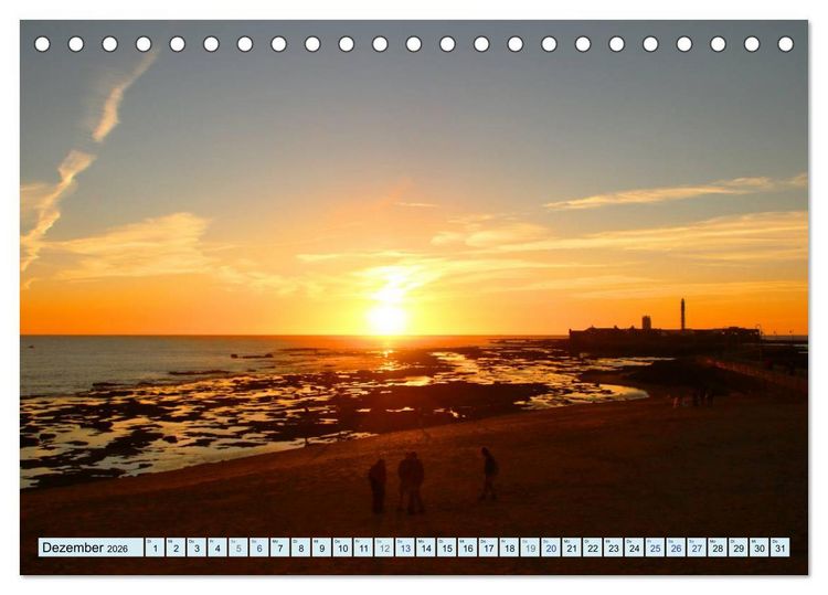 Produktbild: C&aacute;diz - Europas &auml;lteste Stadt (Tischkalender 2026 DIN A5 quer), CALVENDO Monatskalender