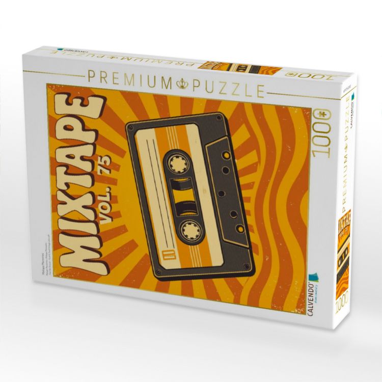 Produktbild: CALVENDO Puzzle Mixtape Memories | 1000 Teile Lege-Gr&ouml;&szlig;e 64x48cm Foto-Puzzle f&uuml;r gl&uuml;ckliche Stunden