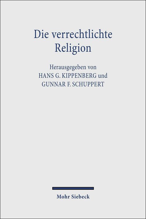 Produktbild: Die verrechtlichte Religion