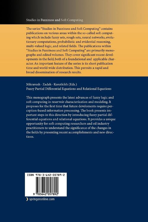 Produktbild: Fuzzy Partial Differential Equations and Relational Equations
