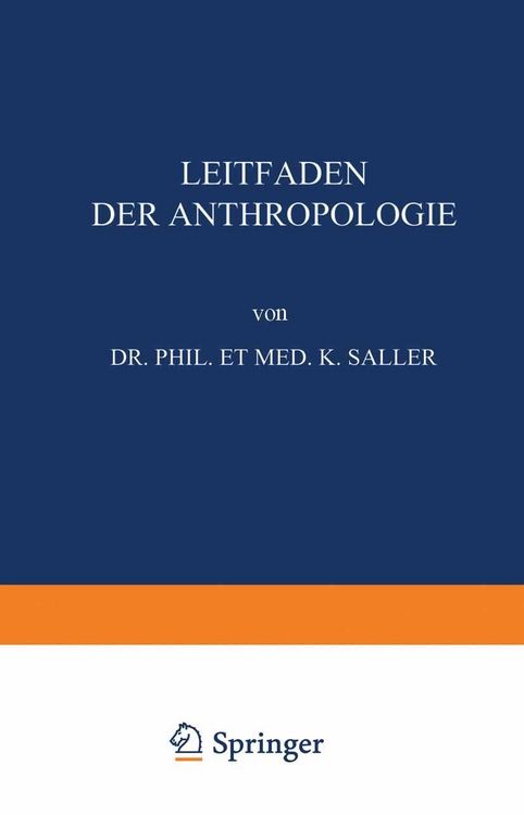 Produktbild: Leitfaden der Anthropologie