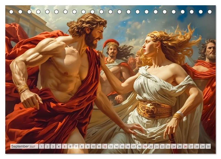 Produktbild: Der Weg des Herakles (Tischkalender 2027 DIN A5 quer), CALVENDO Monatskalender
