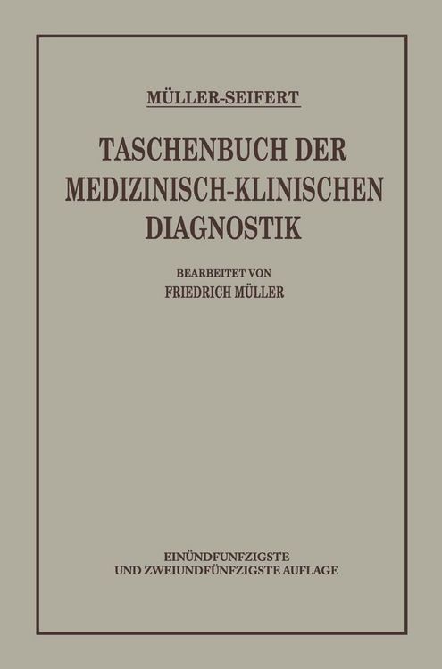 Produktbild: Taschenbuch der Medizinisch-Klinischen Diagnostik