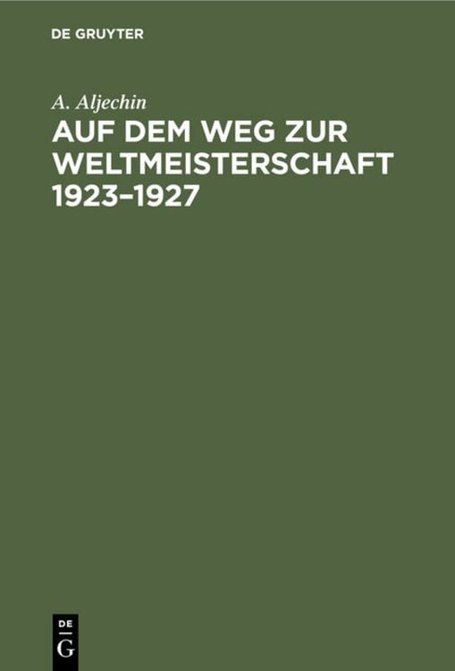 Produktbild: Auf dem Weg zur Weltmeisterschaft 1923&ndash;1927