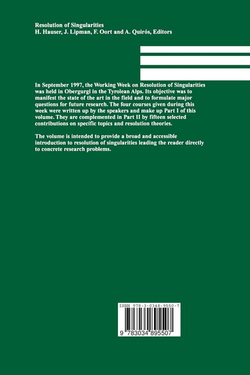 Produktbild: Resolution of Singularities