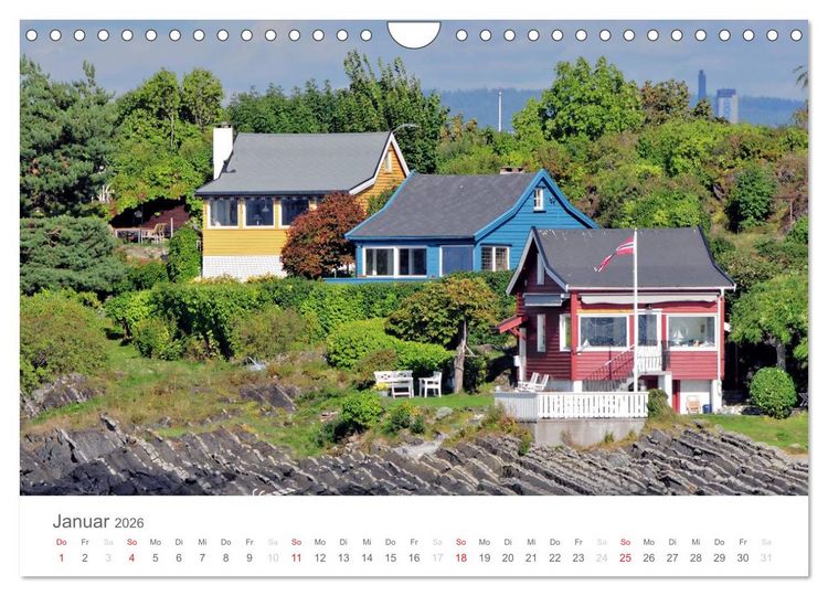 Produktbild: Oslo im Auge des Fotografen (Wandkalender 2026 DIN A4 quer), CALVENDO Monatskalender