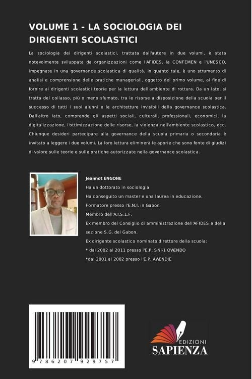 Produktbild: Volume 1 - La Sociologia Dei Dirigenti Scolastici