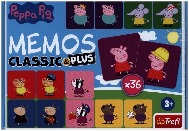 Produktbild: Memos classic&plus Peppa Pig (Kinderspiel)