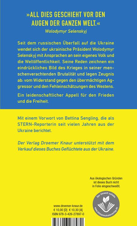 Produktbild: Reden gegen den Krieg