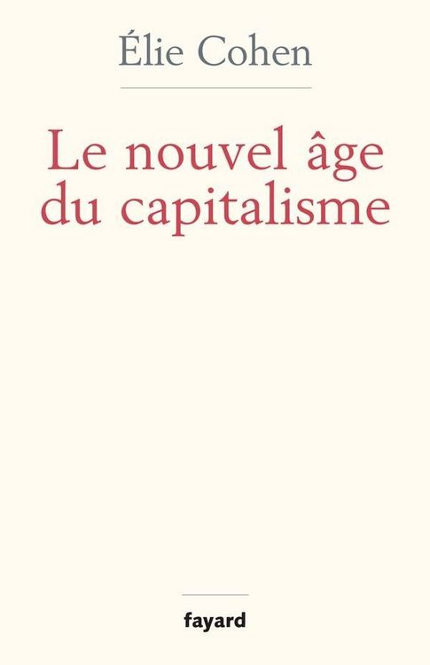 Produktbild: Le nouvel &acirc;ge du capitalisme