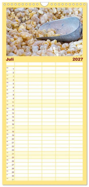 Produktbild: Familienplaner 2027 - Oman - Reiseziel Maskat und Salalah mit 5 Spalten (Wandkalender, 21 x 45 cm) CALVENDO