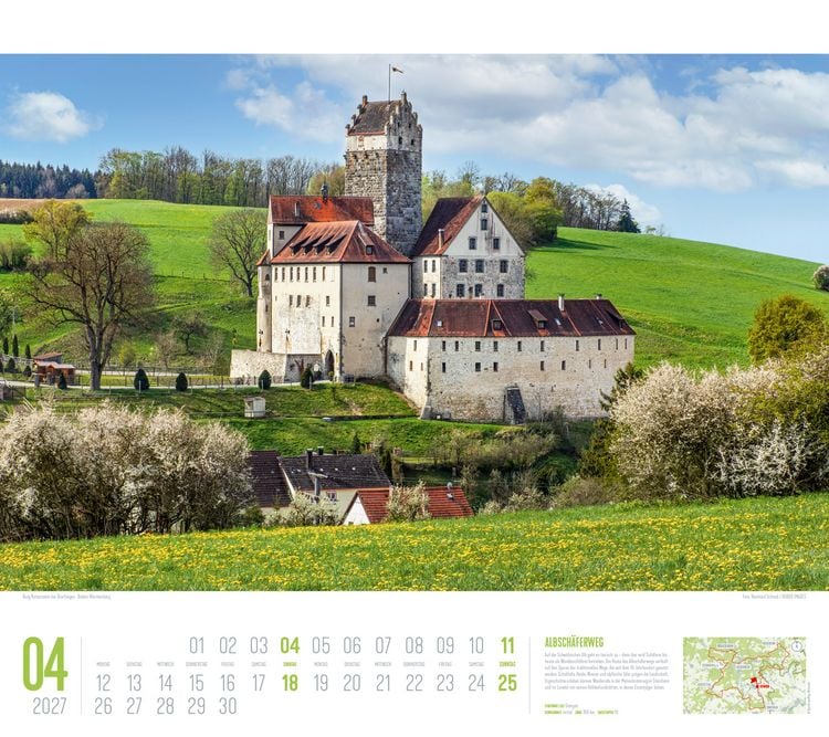 Produktbild: Deutschland Wanderland Kalender 2027 | Die sch&ouml;nsten Wanderwege