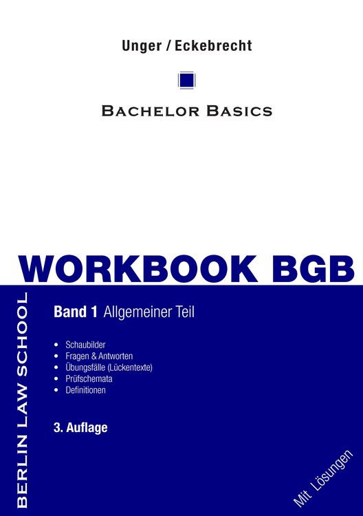 Produktbild: Workbook BGB Band I