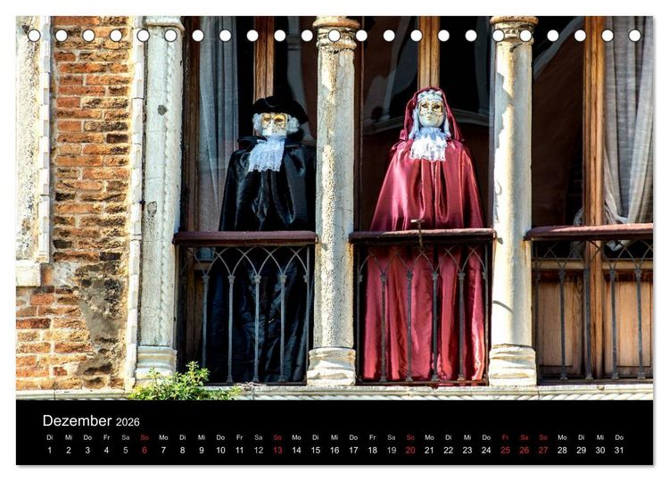 Produktbild: Venedig - la Serenissima (Tischkalender 2026 DIN A5 quer), CALVENDO Monatskalender