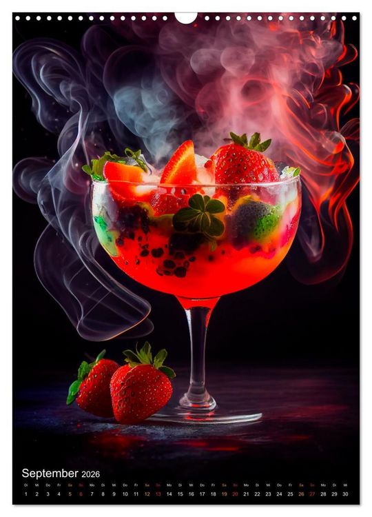 Produktbild: Cocktails - Bew&auml;hrter Genuss neu interpretiert (Wandkalender 2026 DIN A3 hoch), CALVENDO Monatskalender