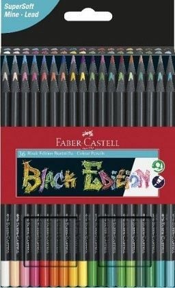 Produktbild: Faber-Castell Buntstifte Black Edition 36er Kartonetui
