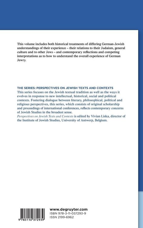Produktbild: The German-Jewish Experience Revisited