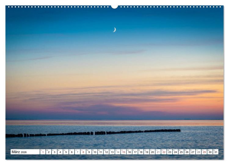 Produktbild: Insel R&uuml;gen - Meine wilde Ostsee-Romanze (Wandkalender 2026 DIN A2 quer), CALVENDO Monatskalender