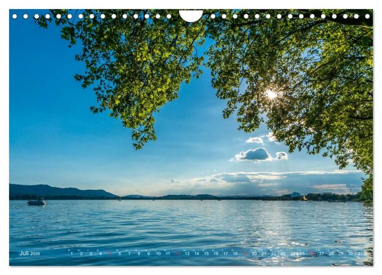 Produktbild: Farbenfroh Bodensee (Wandkalender 2026 DIN A4 quer), CALVENDO Monatskalender