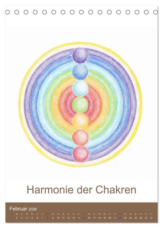 Produktbild: Atlantisheilsymbole (Tischkalender 2026 DIN A5 hoch), CALVENDO Monatskalender