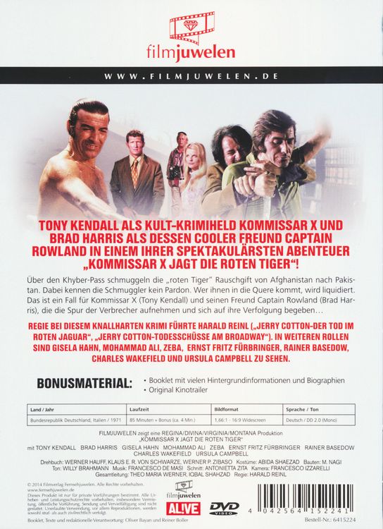Produktbild: Kommissar X jagt die roten Tiger