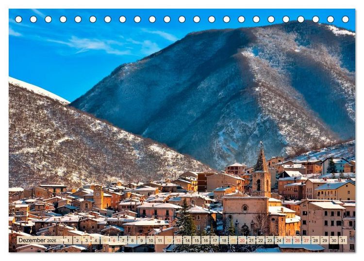 Produktbild: Abruzzen, vom Apennin bis an die Adria (Tischkalender 2026 DIN A5 quer), CALVENDO Monatskalender