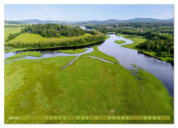 Produktbild: Zauber des B&ouml;hmerwalds. Stille Sch&ouml;nheit im Westen Tschechiens (hochwertiger Premium Wandkalender 2026 DIN A2 quer), Kunstdruck in Hochglanz
