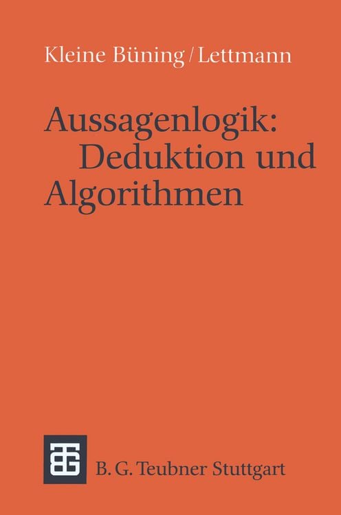Produktbild: Aussagenlogik: Deduktion und Algorithmen
