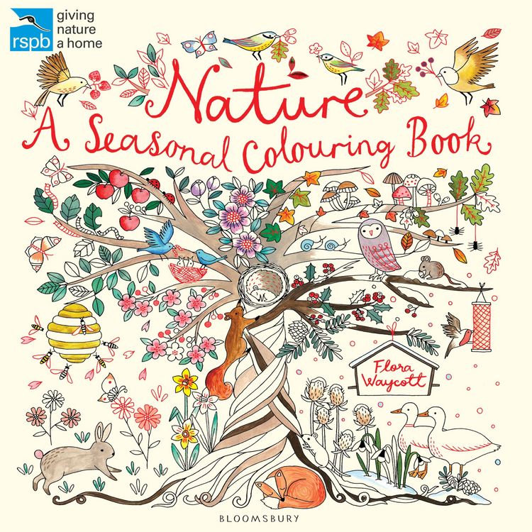 Produktbild: RSPB Nature: A Seasonal Colouring Book