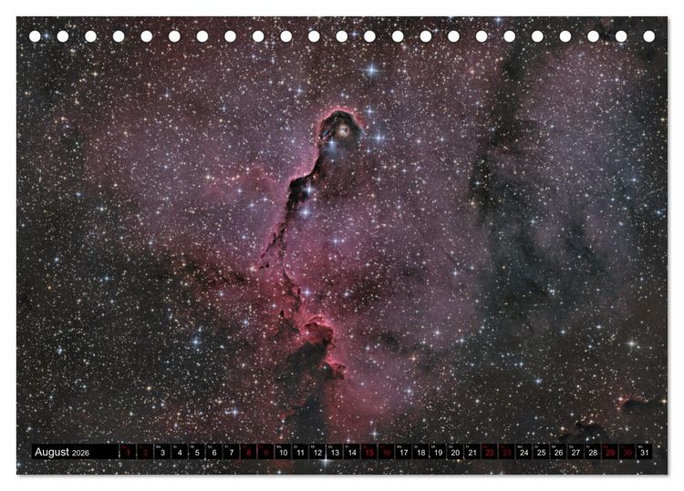 Produktbild: Ein Streifzug durch das Universum (Tischkalender 2026 DIN A5 quer), CALVENDO Monatskalender