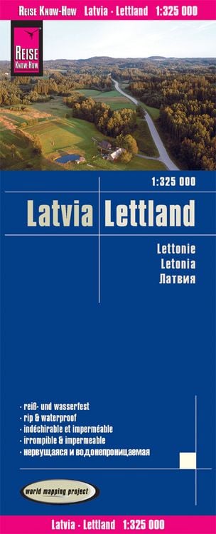 Bild vom Artikel Reise Know-How Landkarte Lettland / Latvia 1:325.000 vom Autor Reise Know-How Verlag Peter Rump