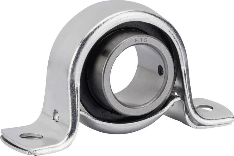 HTB SBPP 204 Stehlager Stahlblech Bohrungs-Ø 20mm Lochabstand 76mm