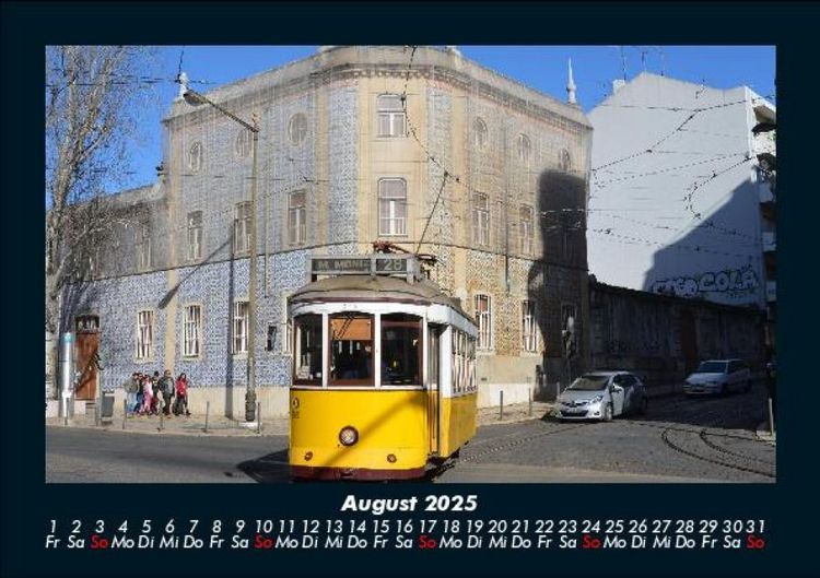 Produktbild: Lissabon 2025 Fotokalender DIN A5