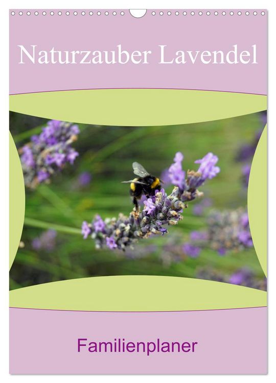 Produktbild: Naturzauber Lavendel - Familienplaner (Wandkalender 2026 DIN A3 hoch), CALVENDO Monatskalender