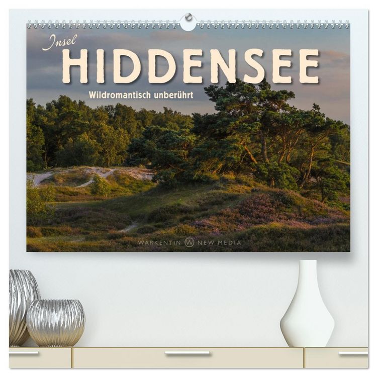 Produktbild: Insel Hiddensee - Wildromantisch unber&uuml;hrt (hochwertiger Premium Wandkalender 2026 DIN A2 quer), Kunstdruck in Hochglanz