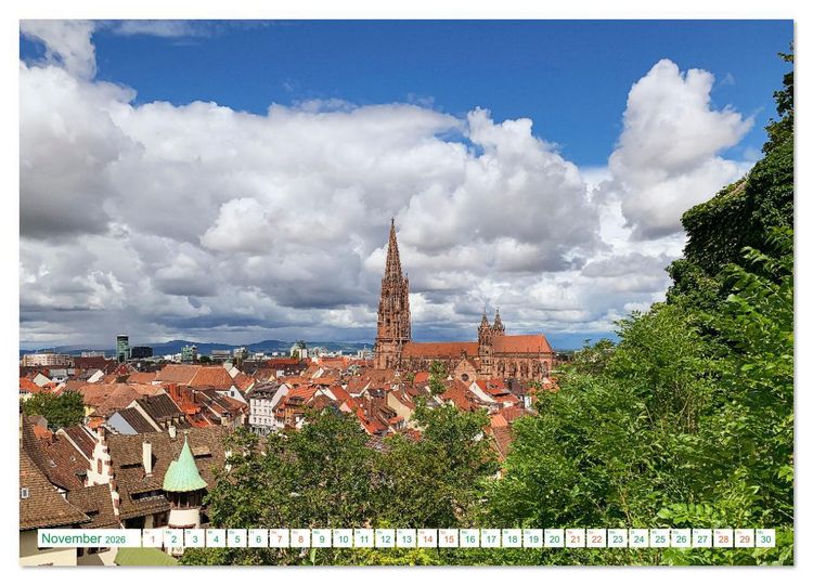 Produktbild: Freiburg - geht immer (Wandkalender 2026 DIN A2 quer), CALVENDO Monatskalender