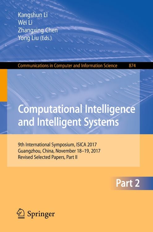 Produktbild: Computational Intelligence and Intelligent Systems