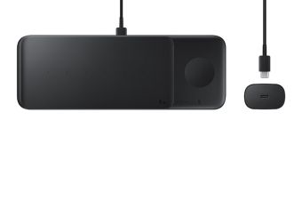 Produktbild: SAMSUNG IM Wireless Charger Trio Pad, Schwarz