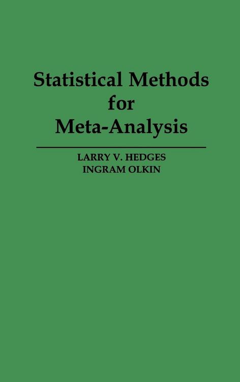 Produktbild: Statistical Methods for Meta-Analysis