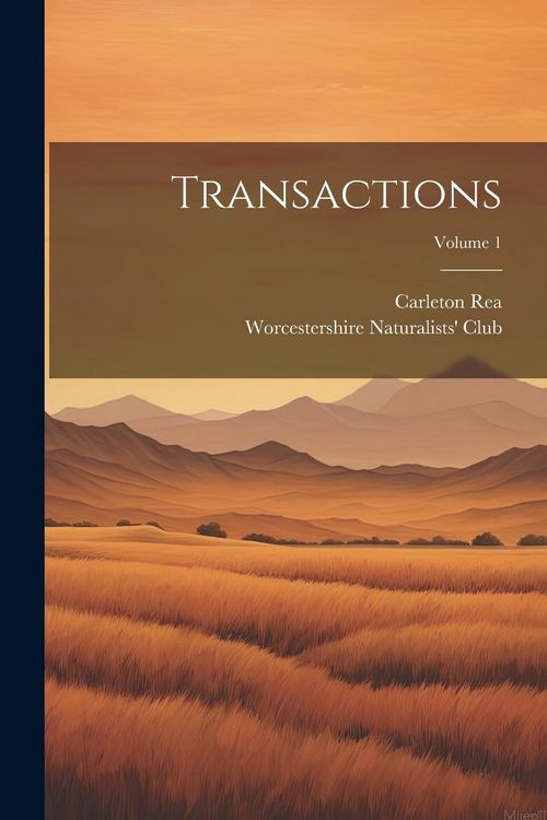 Produktbild: Transactions; Volume 1
