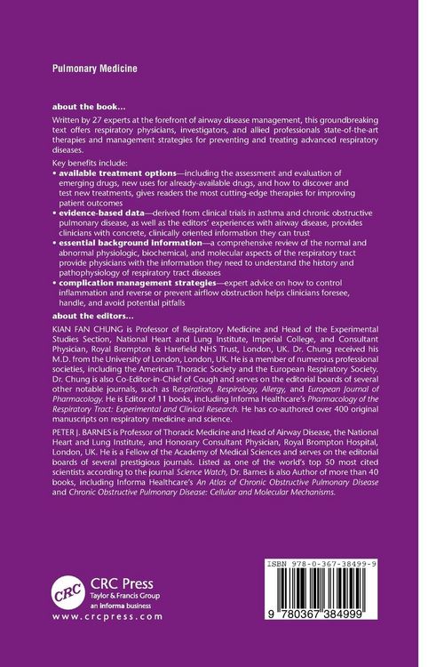 Produktbild: Pharmacology and Therapeutics of Airway Disease