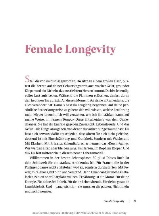 Produktbild: Longevity-Ern&auml;hrung